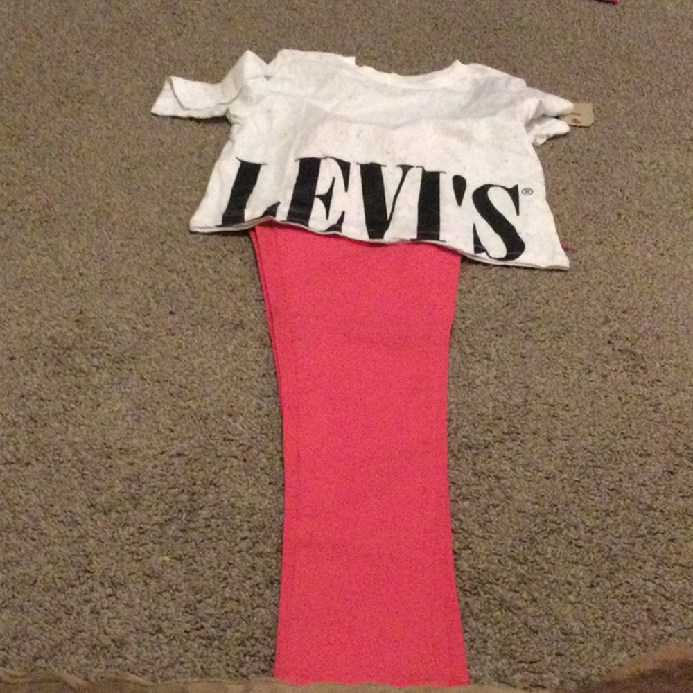 Levi’s & M Jeans outfit. New! Sz.14 & L shirt. Pnk
